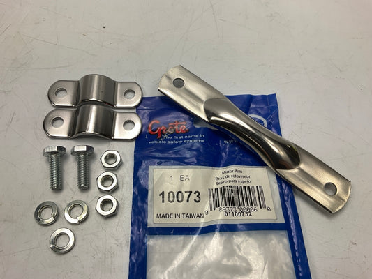 Grote 10073 Extension Arm And Clamp Assembly For Stack Mirrors, Stainless Steel