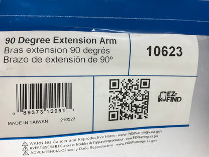 Grote 10623 4-1/2'' Offset Aluminum Mirror Arm 90 Degree Extension