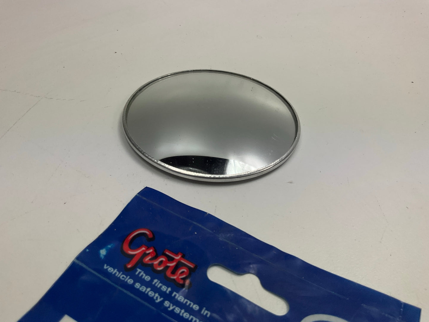 Grote 12004 Round 3'' Stick On Convex Mirror Instantly Bonds