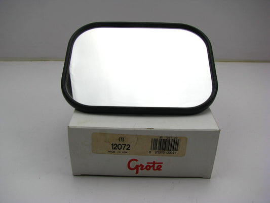 Grote 12072 Rolled-Rim Mirror With Ball Swivel, 7-1/2'' X 5-1/2''