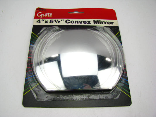 Grote 12164-5 4''x 5 1/2'' Non Heated Aluminum Stick On Convex Mirror RECTANGULAR