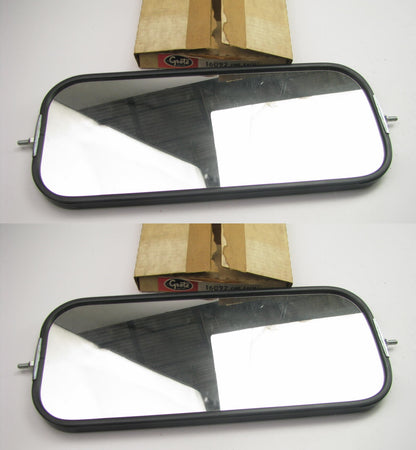(2) Grote 16092 West Coast Style Flat Ribbed Back Mirrors 7'' X 16''