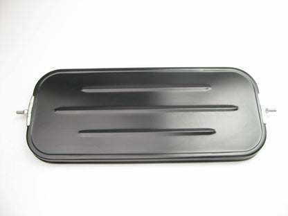 Grote 16092 OEM West Coast Style Flat Ribbed Back 7'' X 16'' BLACK Stainless Steel