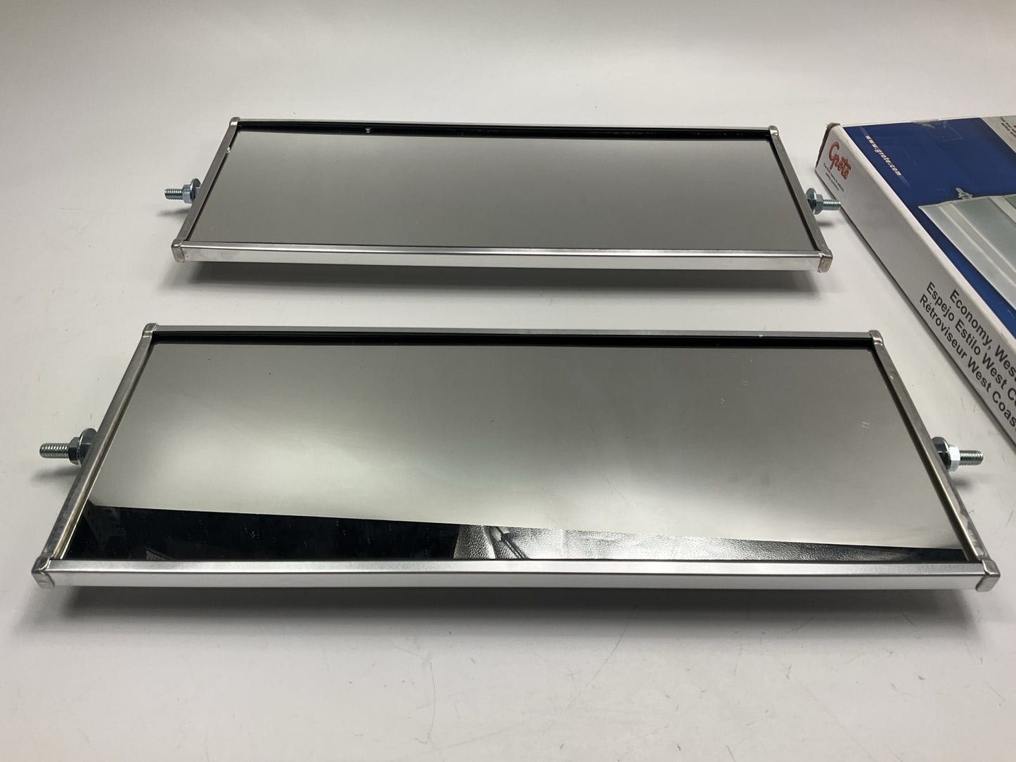 (2) Grote 16244 Economy Aluminum West Coast Mirror