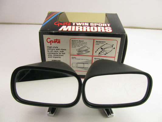 Grote 18002-5 Dual Quick Fit Mount Twin Sport Mirrors  (PAIR)