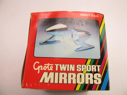 Grote 18002-5 Dual Quick Fit Mount Twin Sport Mirrors  (PAIR)