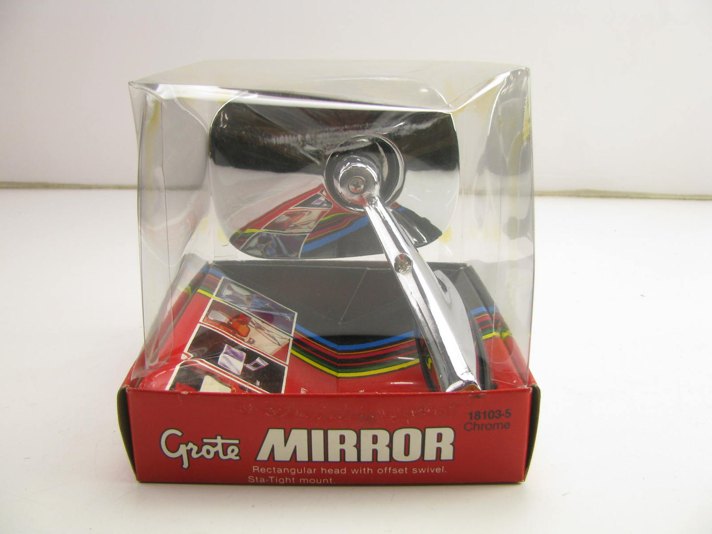 VINTAGE Grote 18103-5 Duramold Universal Classic Replacement Mirror