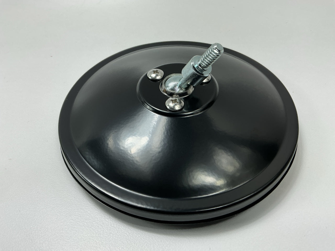 Grote 28032 Black 5'' Round Clamp-On Spot Mirror With Arm