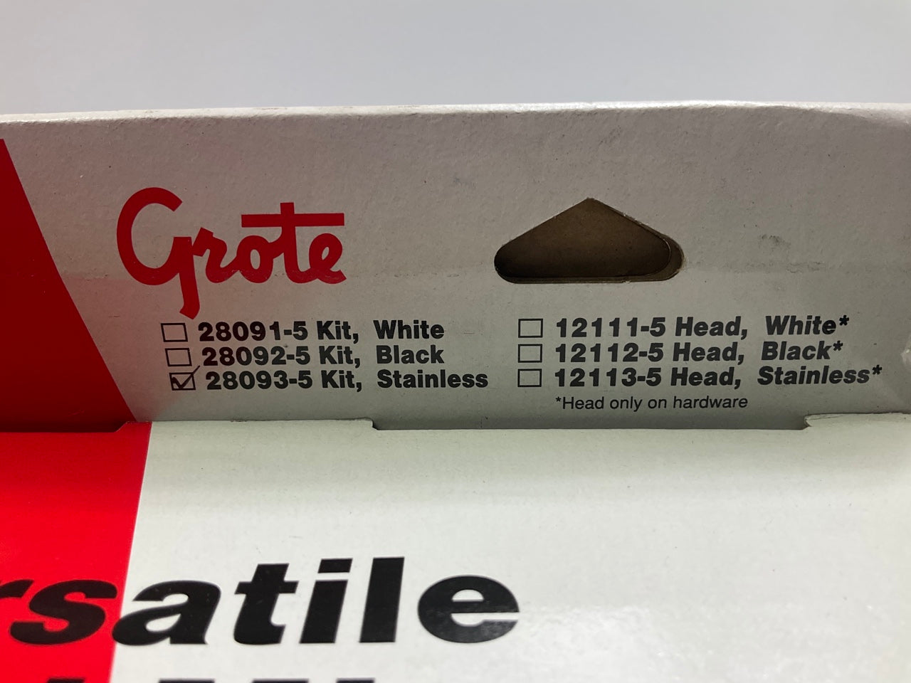 (2) Grote 28093-5 Universal Stainless Steel 10-1/2''x7-1/2'' Tripod Mirror