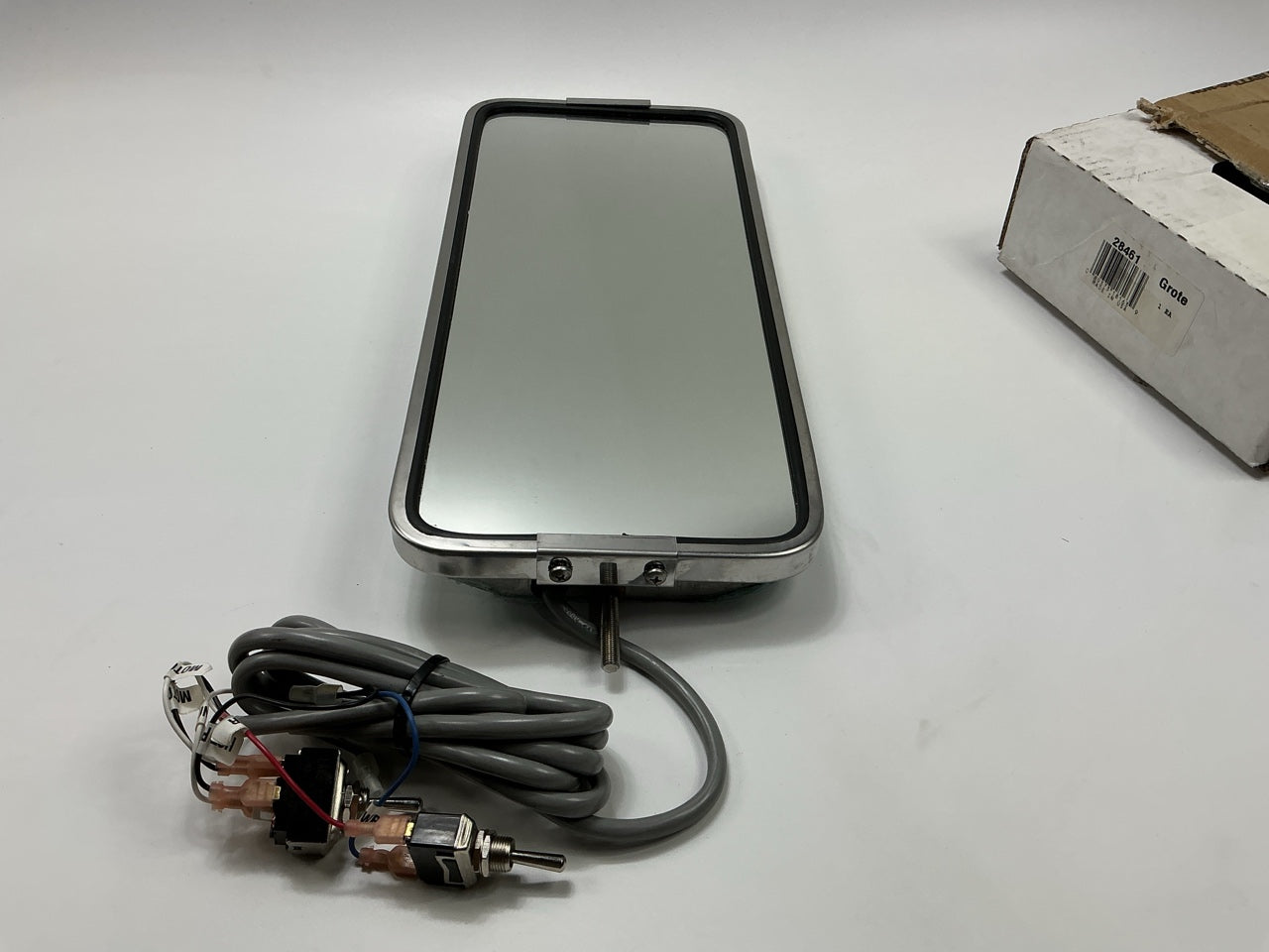Grote 28461 Mirror 7 X16 Inch Stainless Steel Remote Controlled Heated Mirror