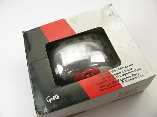 Vintage Grote 28473-5 UNIVERSAL Chrome ABS Plastic Mirror 8 5/8'' X 5 3/4''