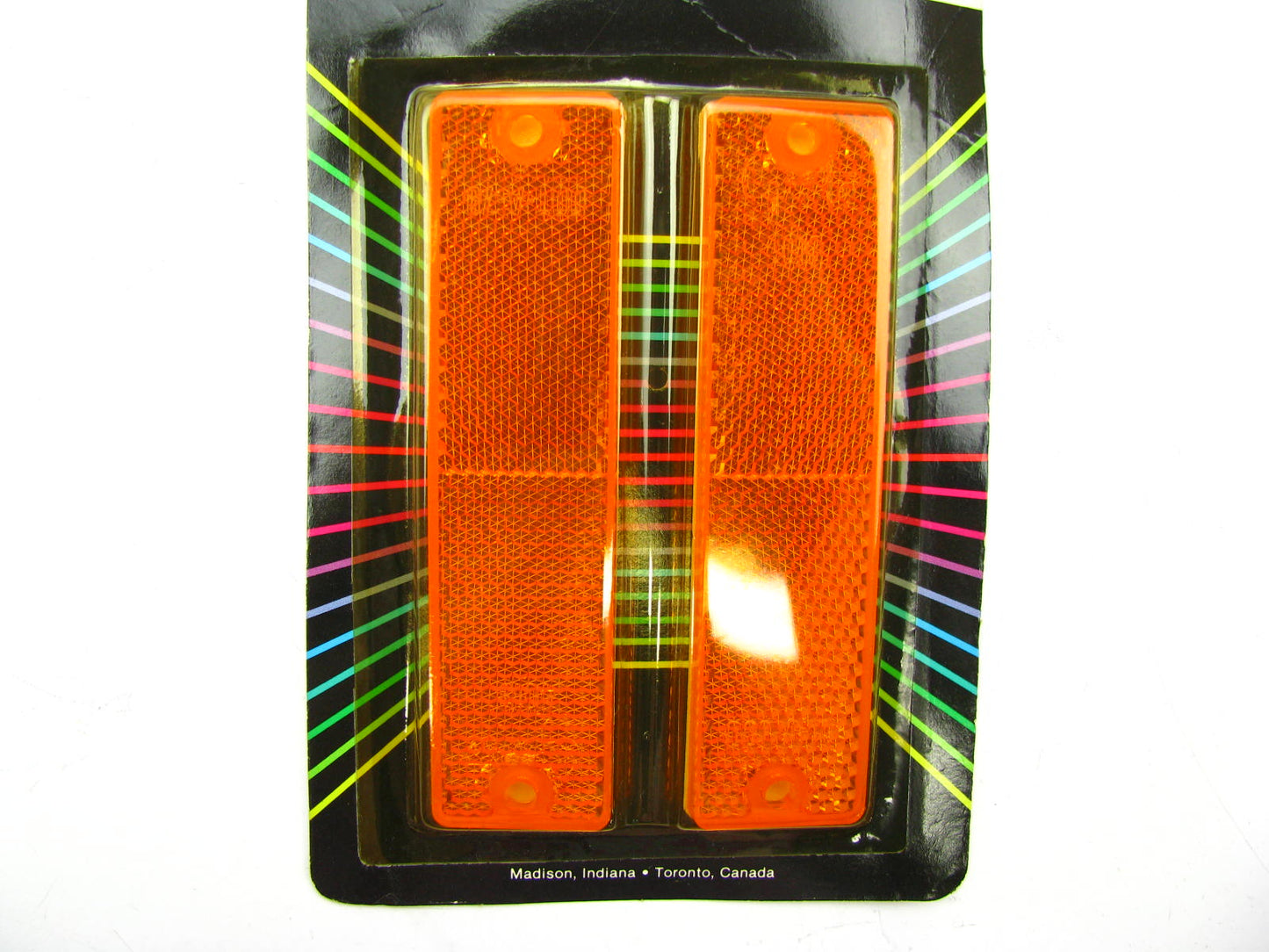 Grote 40133-5 Mini Stick On Rectangular Reflectors ORANGE