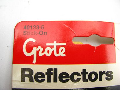 Grote 40133-5 Mini Stick On Rectangular Reflectors ORANGE