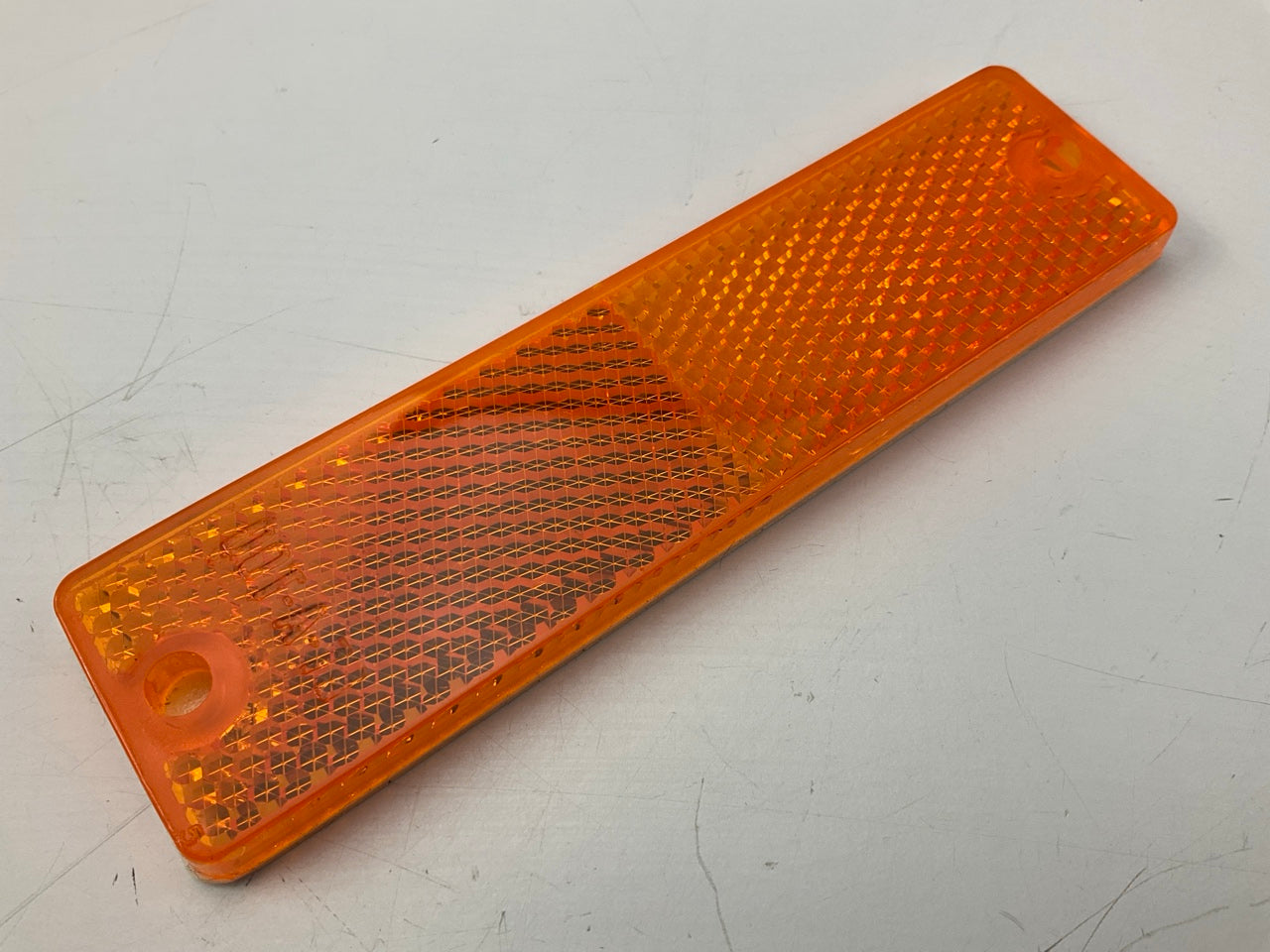 Grote 40133 Amber Rectangular Mini Stick-On / Screw Mount Reflector