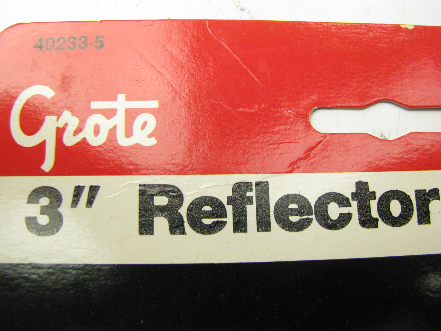 Grote 40233-5 Universal 3'' Two Hole Aluminum Reflector YELLOW