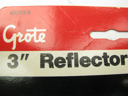 Grote 40233-5 Universal 3'' Two Hole Aluminum Reflector YELLOW