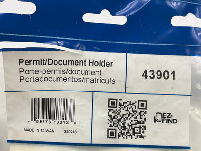 Grote 43901 Polycarbonate Document / Permit Holder, Screw Mount