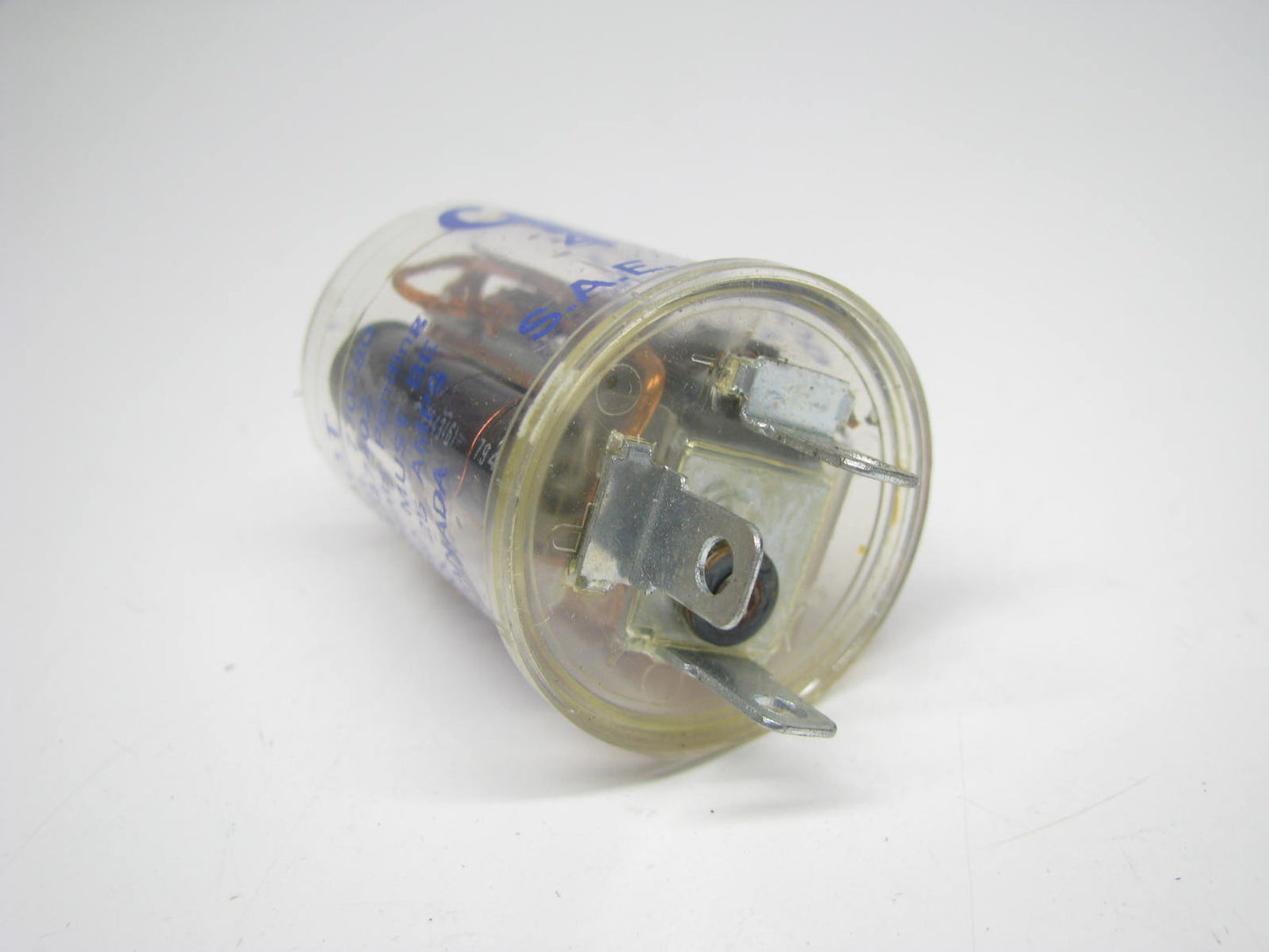 Vintage Grote 44540 Round Electromechanical Flasher, 3 Pin Terminal
