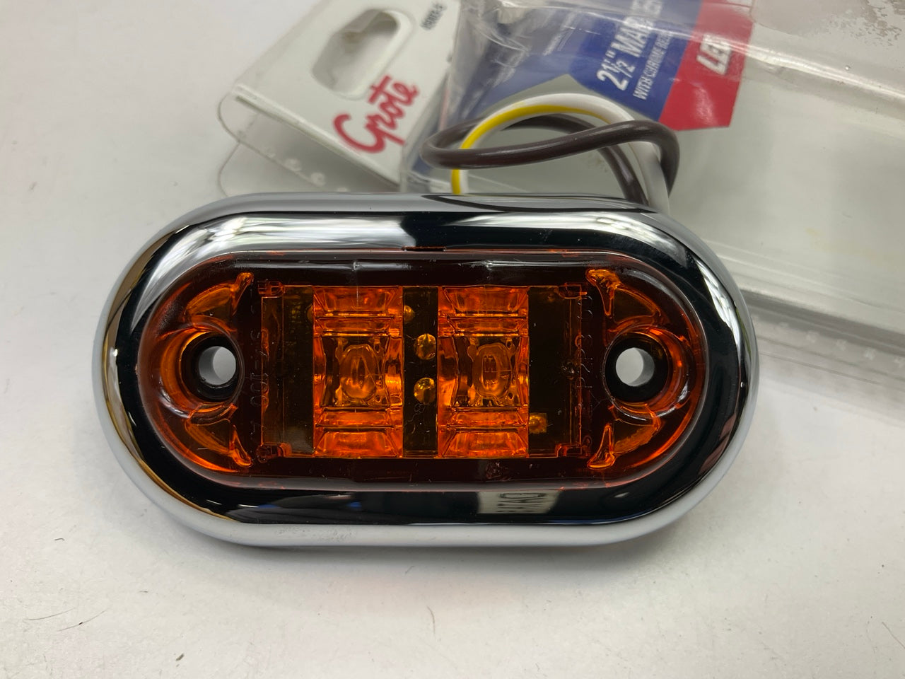 Grote 45003-5 Side Marker Clearance Lamp LED 2-1/2'', Amber