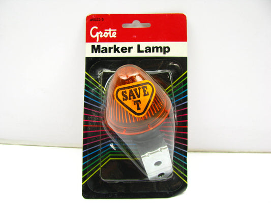 Grote 45023-5 Beehive Trailer Marker Light Lamp Incandescent, Amber - 2.5'' Dia.