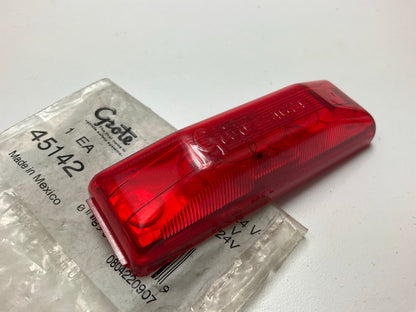 Grote 45142 Marker Light Rectangular, Red, 24V Volt, Bracket Mount