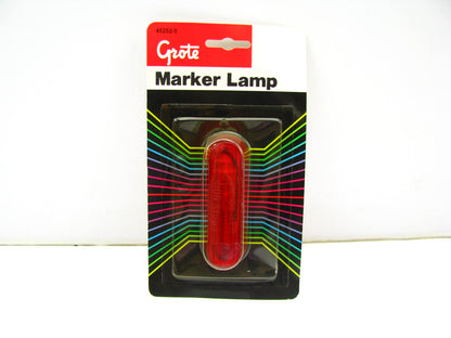 Grote 45252-5 Thin Line Duramold Single Bulb Side Marker Light Lamp - RED