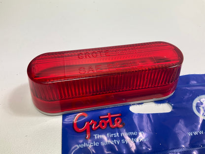 Grote 45252 Thin-Line Single-Bulb Clearance Marker Light, RED