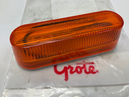 Grote 45253 Thin-Line Single-Bulb Amber Clearance Oval Marker Light
