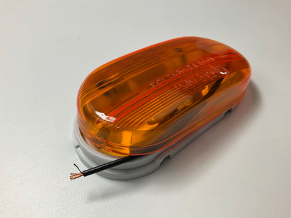 (2) Grote 45263 OVAL Two Bulb Clearance / Side Marker Light Lamp AMBER