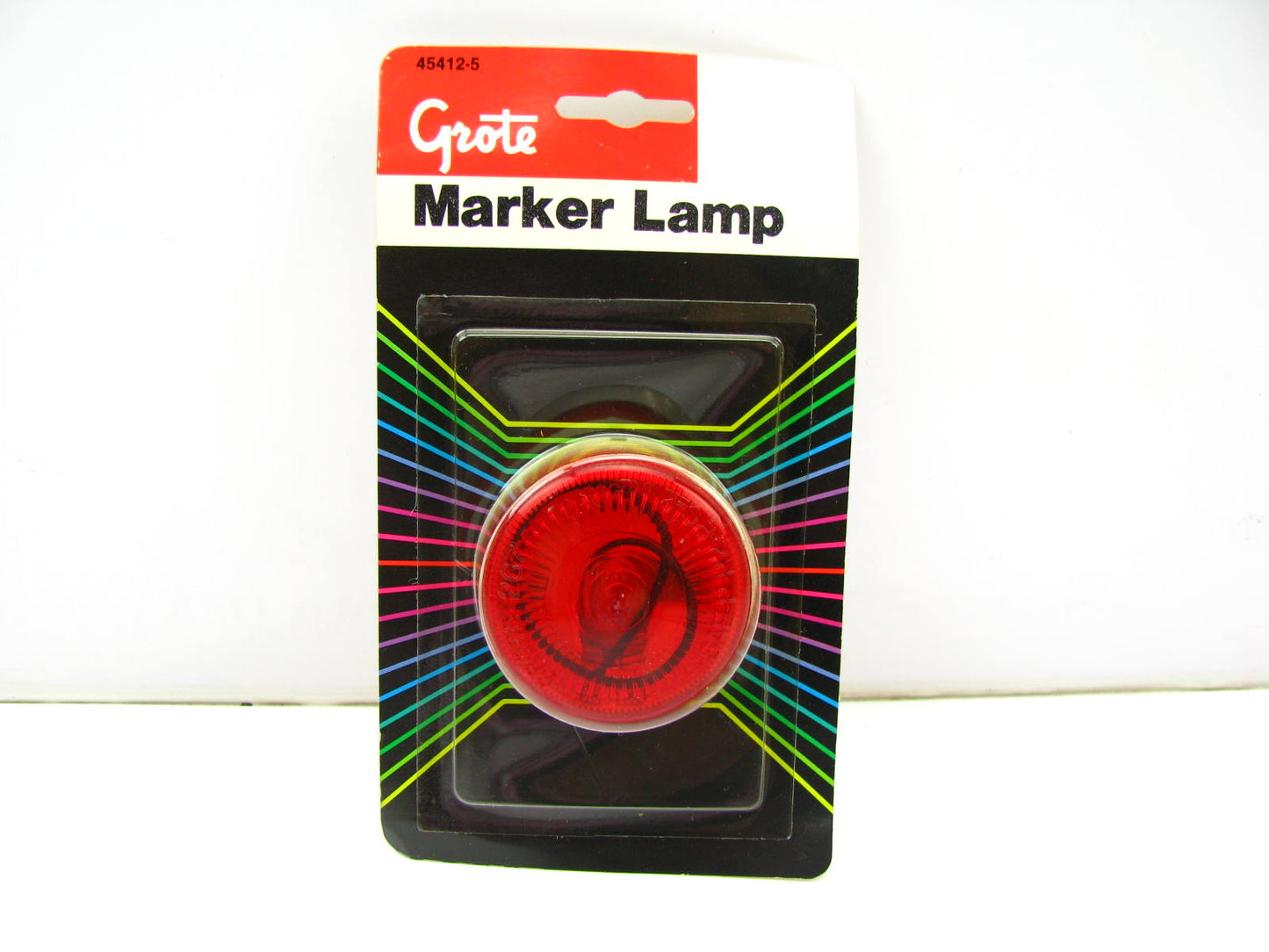 Grote 45412-5 Round Duramold Side Marker Light Lamp RED 2 1/2'' X 1''