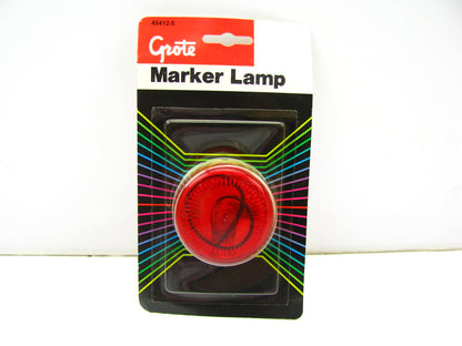 Grote 45412-5 Round Duramold Side Marker Light Lamp RED 2 1/2'' X 1''