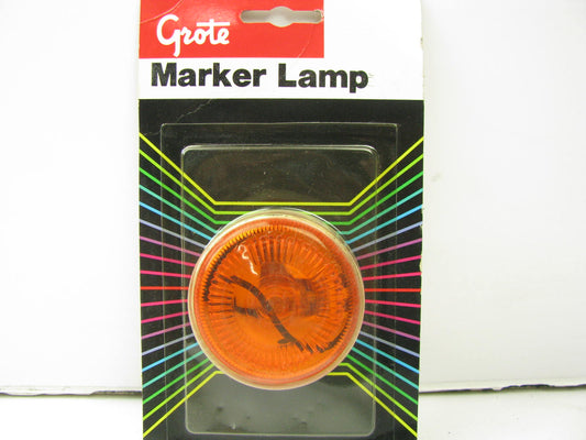 Grote 45413-5 Single Bulb Clearance / Side Marker Light Lamp ROUND - AMBER