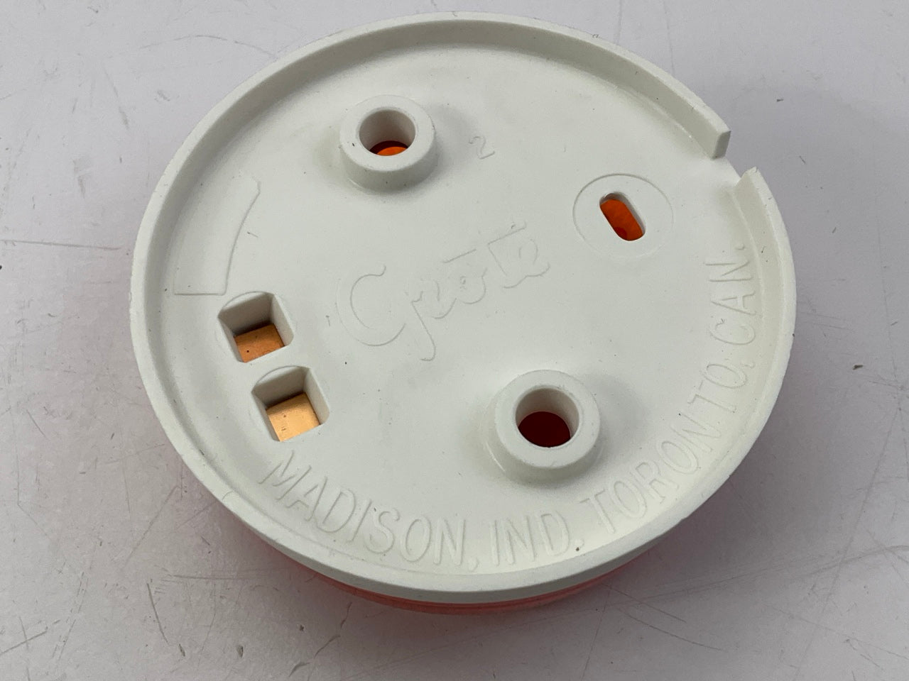 Grote 45413  2-1/2'' Surface-Mount Single-Bulb Clearance Marker Light, Amber