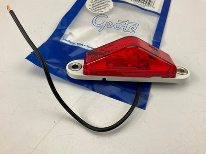 Grote 45512 Red Clearance Marker Light Lamp With Peak Lens (Blunt Cut)
