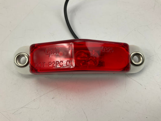 Grote 45512 Red Clearance Marker Light Lamp With Peak Lens (Blunt Cut)