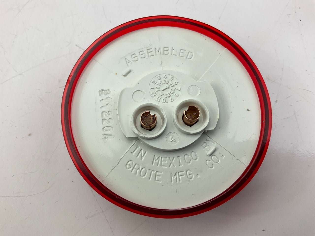 Grote 45812 RED 2-1/2''  Round Clearance Marker Light Lamp