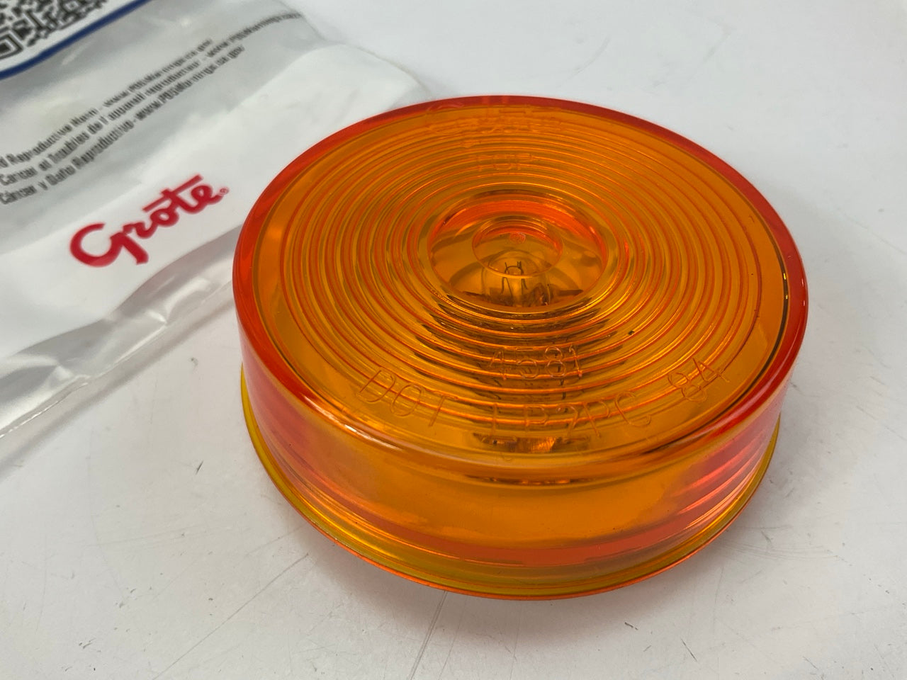 Grote 45813 2-1/2'' Round Amber Clearance Marker Light