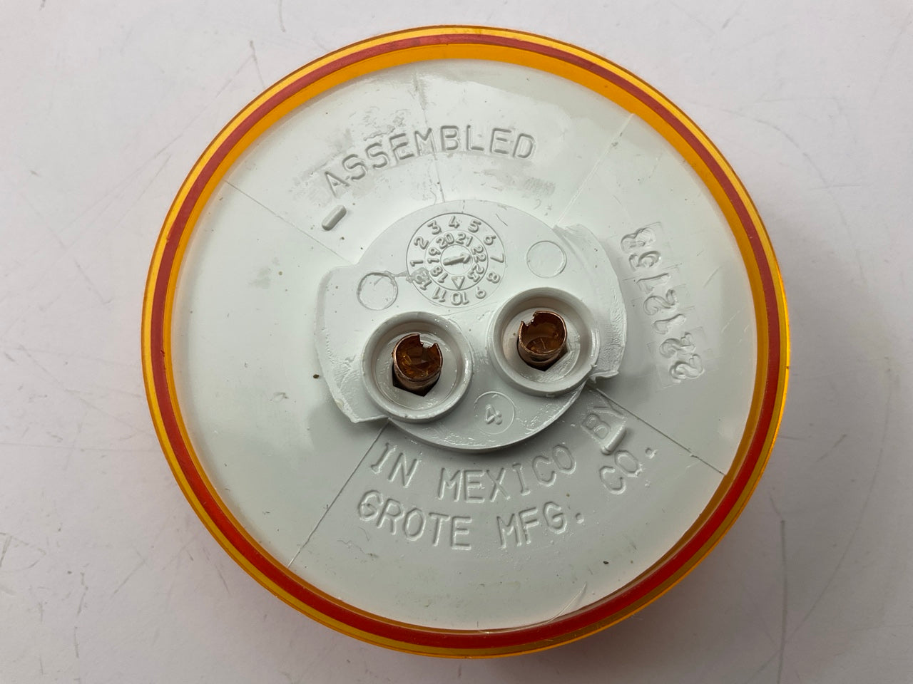Grote 45813 2-1/2'' Round Amber Clearance Marker Light