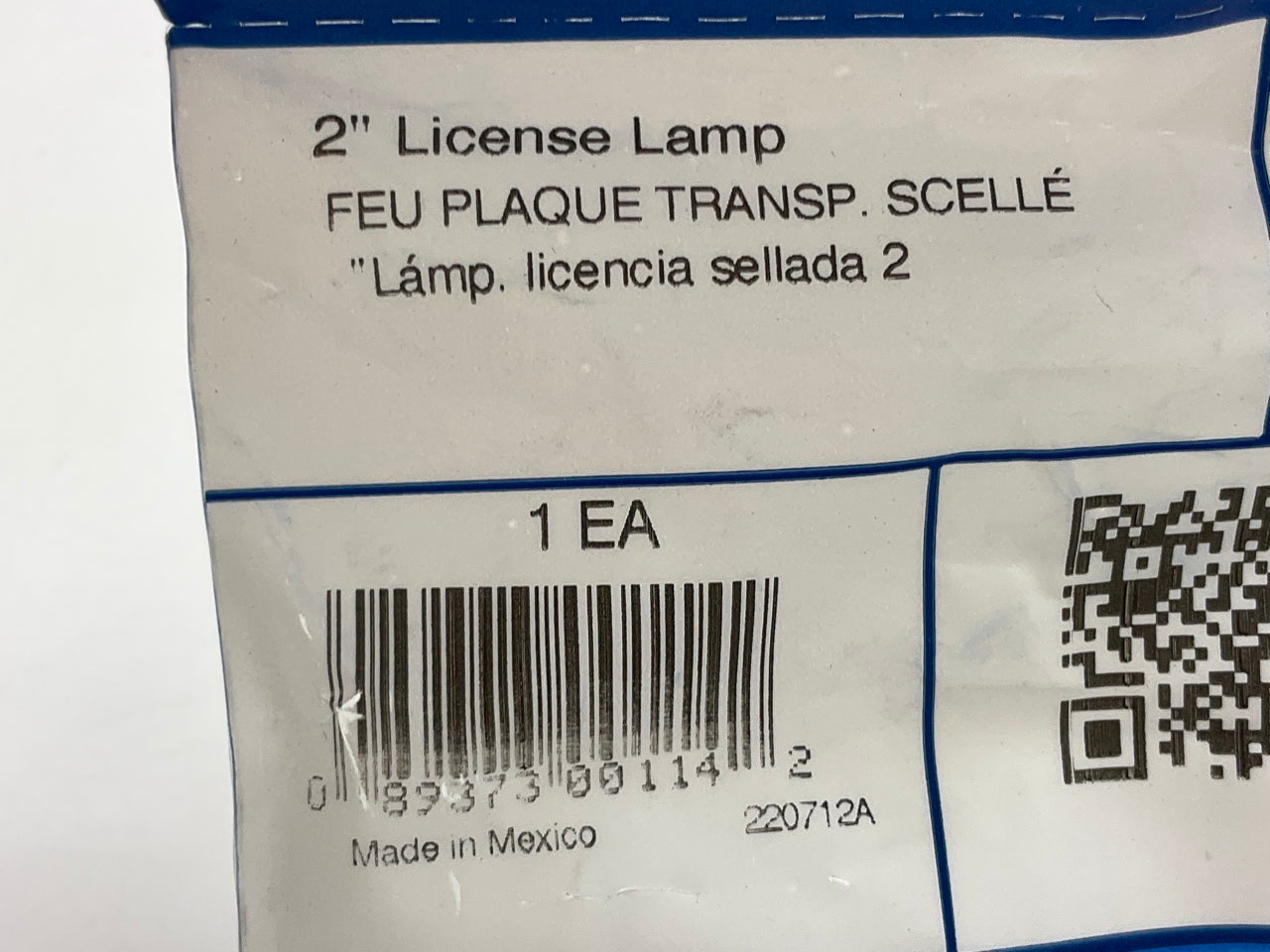 (2) Grote 45821 Twist In License Plate Light Lamps - 2'' Clear Round