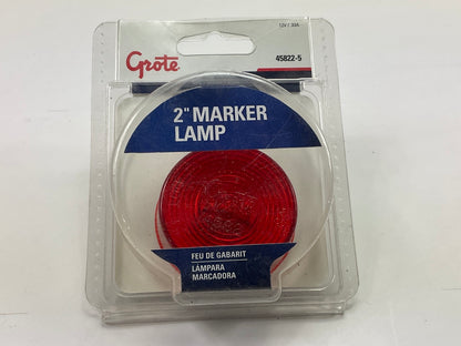 Grote 45822-5 2'' Clearance Red Marker Light Lamp