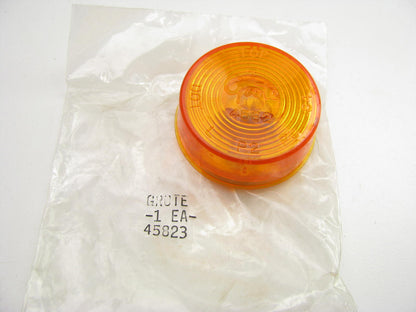 Grote 45823 ROUND 2'' Twist On Clearance / Side Marker Light Lamp Amber