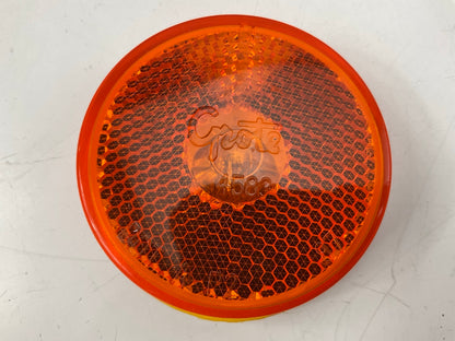 Grote 45833 2 1/2'' Round Amber Clearance Marker Light, Built-In Reflector, 12V