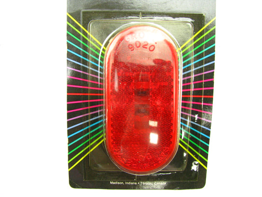 Grote 45932-5 Two Bulb Oval Side Marker Trailer Light Lamp RED
