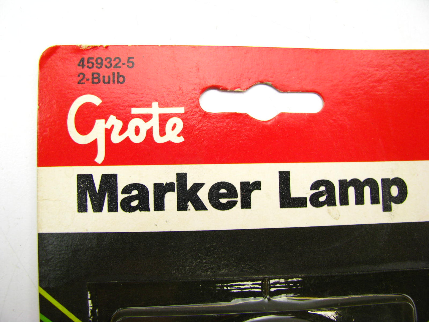 Grote 45932-5 Two Bulb Oval Side Marker Trailer Light Lamp RED