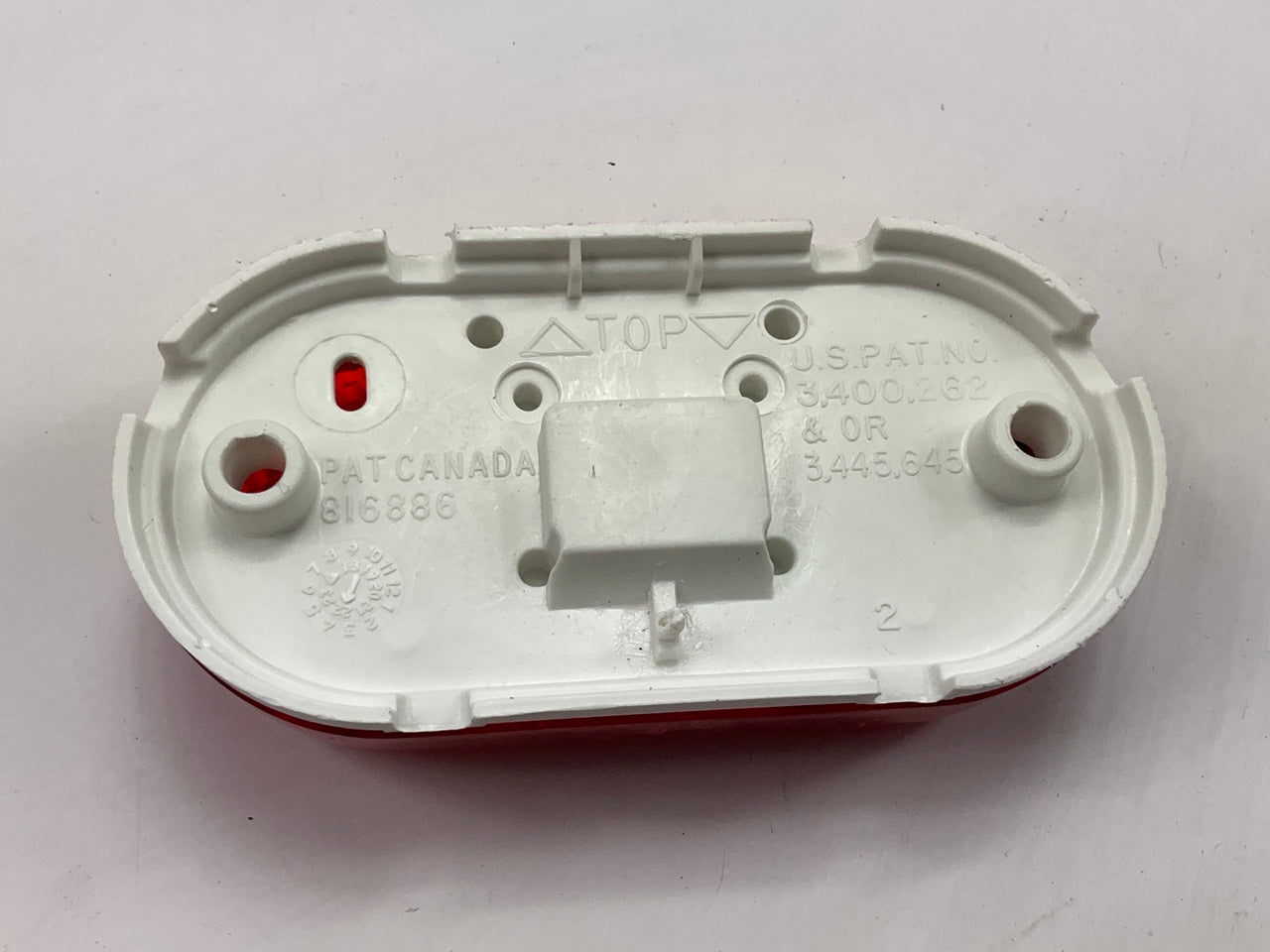 Grote 45932 RED Two-Bulb Oval Pigtail-Type Clearance Marker Light Lamp