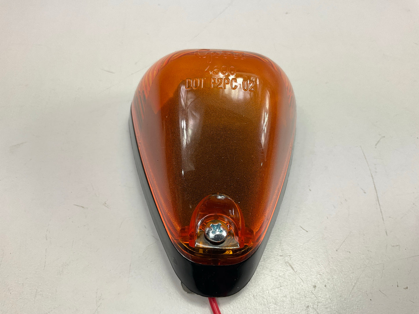 Grote 46003 Low-Profile Aerodynamic Amber Cab Marker Light - Ford Trucks