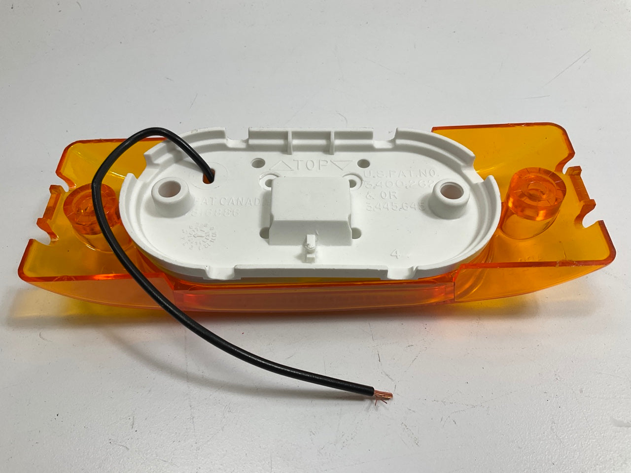 (10) GROTE 46303 Turtleback Amber Yellow Reflective Marker Light Lamp Trailer