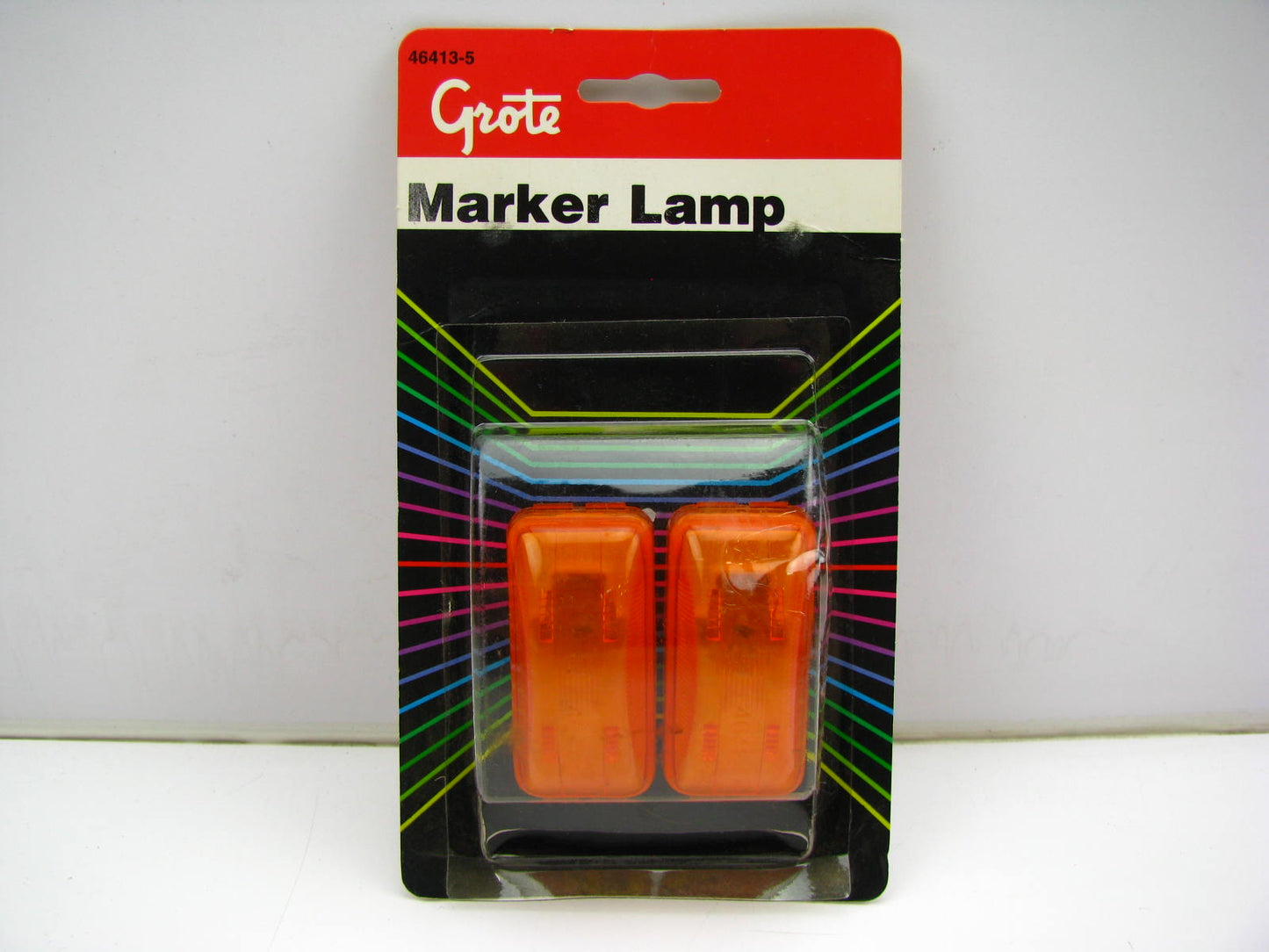 Grote 46413-5 Rectangle Clearance / Side Marker Light Lamp - AMBER