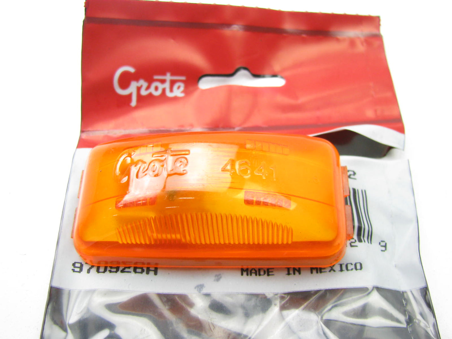 Grote 46413 Rectangle Clearance / Marker Light Lamp AMBER 2 Prongs