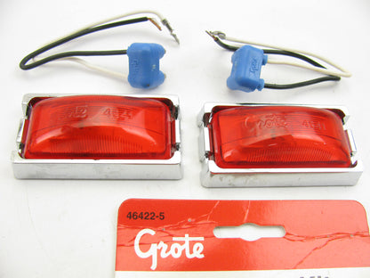(2) Grote 46422-5 3'' Clearance Side Marker Lights Lamp
